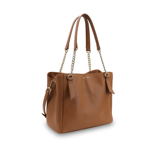 Leather Tote with Strap