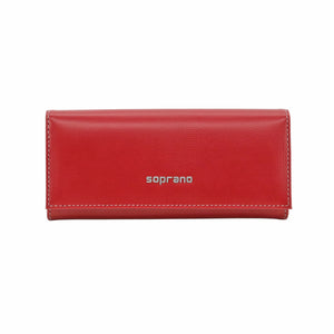 Long wallet with flap