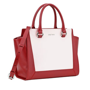 Two-Tone Classic Double Handle bag