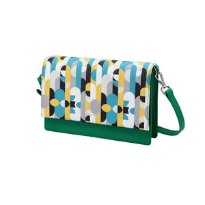 Leather with Printed Pattern Crossbody