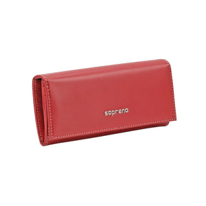Long wallet with flap